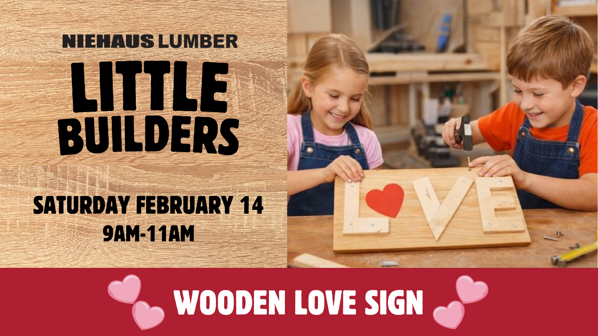 Build a Wooden Love Sign for Valentine's Day